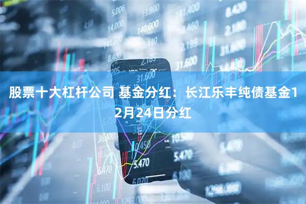 股票十大杠杆公司 基金分红：长江乐丰纯债基金12月24日分红